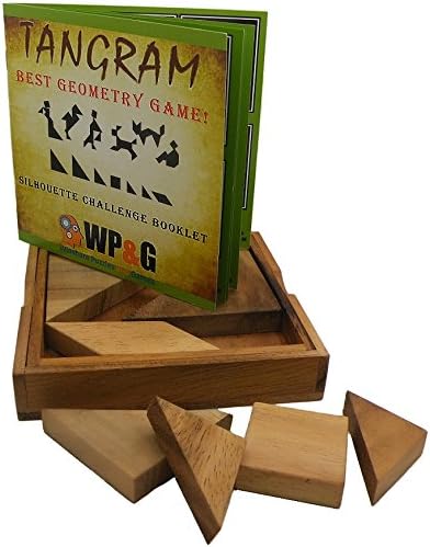 Tangram Wooden Puzzle Geometry Game, - Image 4