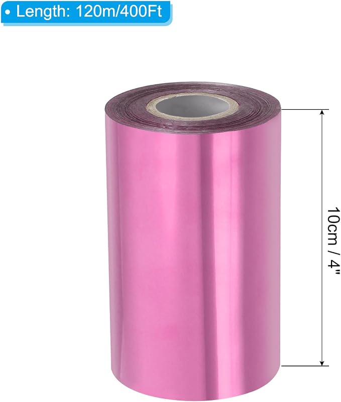 PATIKIL 4"x400Ft Hot Stamping Foil Paper, Heat Transfer Hot Stamping Paper Foil - Image 2