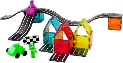 MAGNA-TILES Downhill Duo 40-Piece Magnetic Construction Set, The Original - Image 6