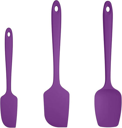 U-Taste Silicone Spatula Set: 600ºF High Heat Resistant, Seamless Food Grade by U-Taste