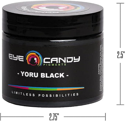 Eye Candy Pigments Premium Black Mica Powder - Image 8