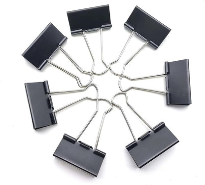 100 Pack Medium Binder Clips, Standard 32mm/1.25 in Binder, Durable Medium - Image 3