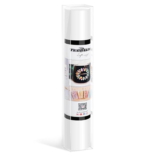 TECKWRAP 001 Smart Adhesive Vinyl Permanent, 13in x 5ft, Vinyl by TECKWRAP