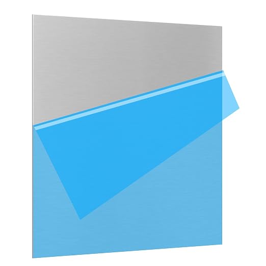 6061 T651 Aluminum Sheet Metal 20 x 20 x 1/8 Inch Flat Plain Aluminum Plate by Lswteiz
