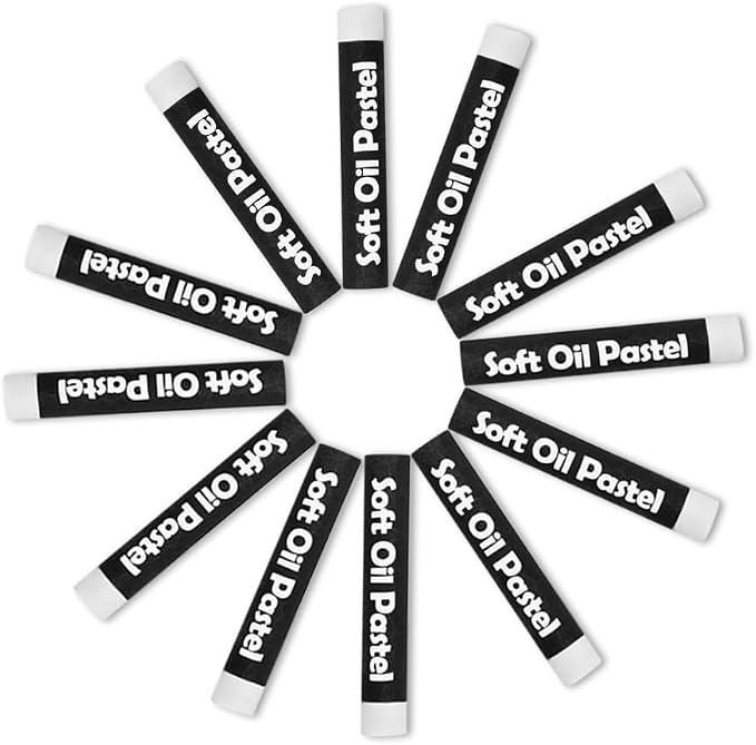 Mifuner Soft Oil Pastels Set, Single Colors Heavy Oil Pastels Vibrant and Creamy - Image 7