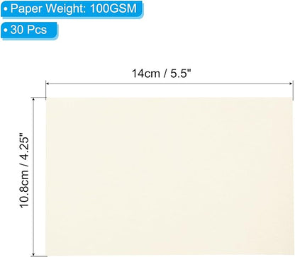 PATIKIL 30 Sheets Vellum Paper 4.25x5.5, Vellum Paper Printable Translucent - Image 2