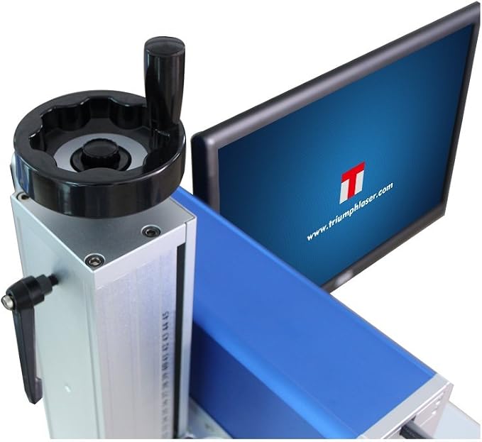 Triumph 30w Fiber Laser Marking deep Engraving Machine Metal polymers Parts - Image 3
