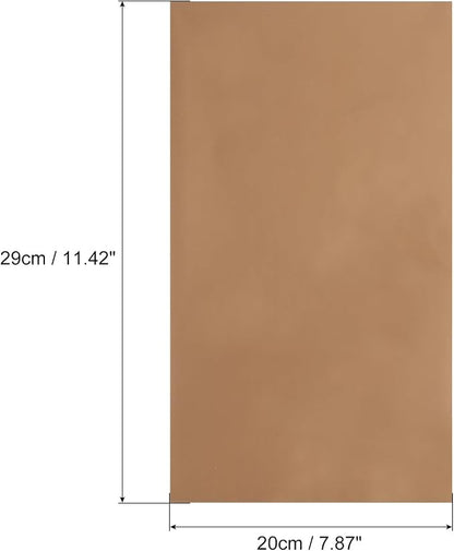 MECCANIXITY 50 Sheets Heat Reactive Foil, 20x29cm Coffee Foil Transfer Sheets - Image 2