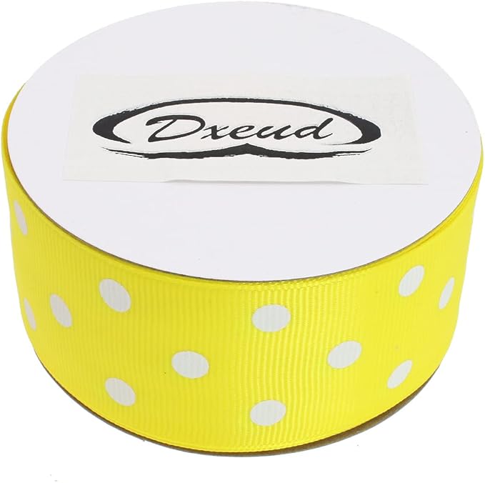 Polka Dot Grosgrain Ribbon 25 Yard Each Roll 100% Polyester - Image 3