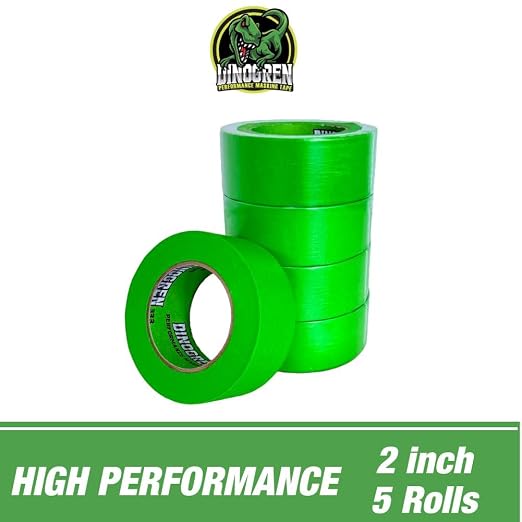 LAUCO DINOGREN High Performance Automotive Masking Tape – 2 Inch x 60 Yards – - Image 3