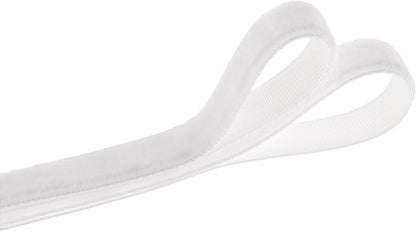 Vintage White Velvet Ribbon, 3/8 Inch X 25Yd - Image 2