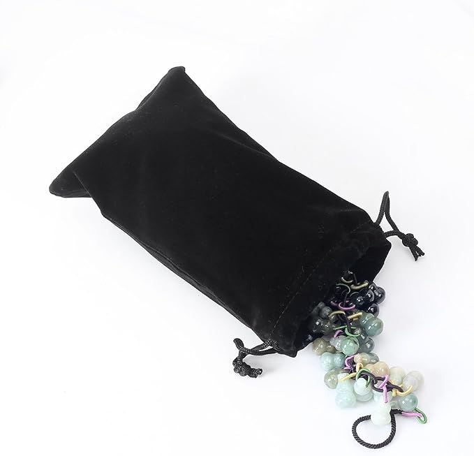 HRX Package 20pcs Velvet Drawstring Bags, 5x7 inches Velvet Pouches - Image 6