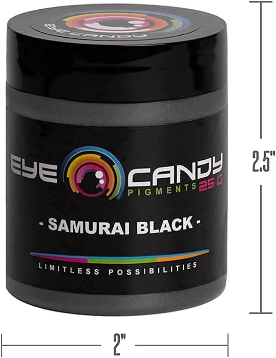 Eye Candy Pigments Premium Black Mica Powder - Image 6