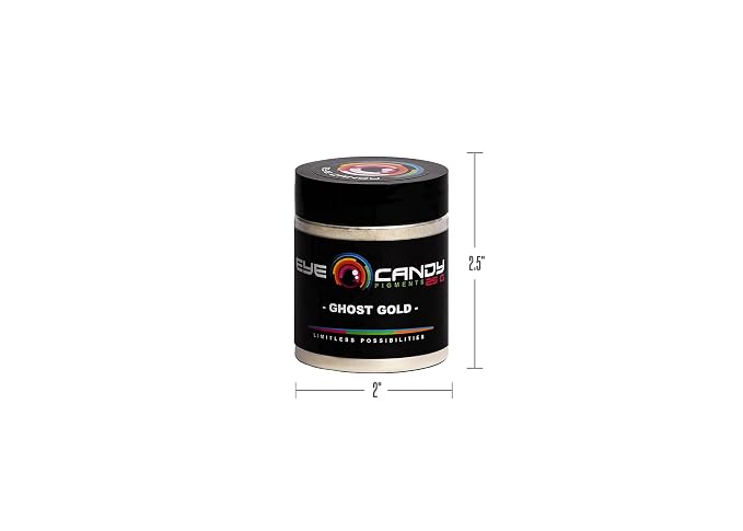 Eye Candy Premium Mica Powder Pigment “Ghost Gold” Multipurpose DIY Arts and - Image 9