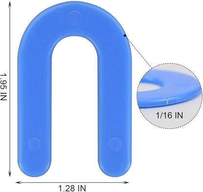 DGSL Tile Leveling System Tile Spacers 1/16 Inch, 500 pieces Horseshoe Shim U - Image 2