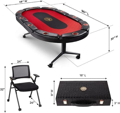 Triton Foldable Poker Table - Image 2