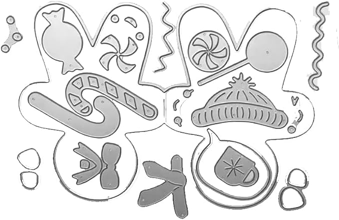 2025-2026 Stamps and Dies for Card Making, Stamps and Dies Set 2025 for - Image 3