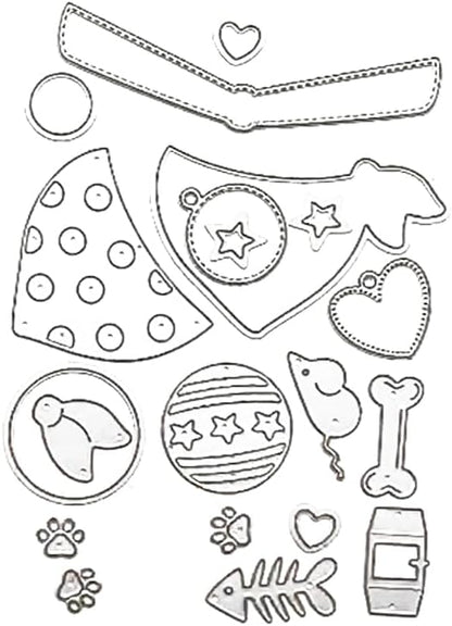 2025-2026 Stamps and Dies for Card Making, Stamps and Dies Set 2025 for - Image 3