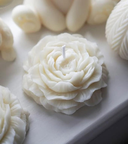3D Peony Candle Mold 2Pack, Peony Molds - Image 6