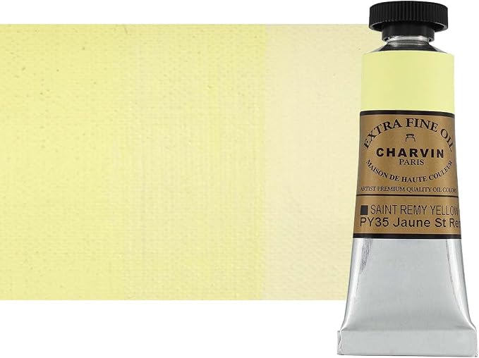 Charvin Extra Fine Oil Paint, Saint Remy Yellow 20 mL by Unknown