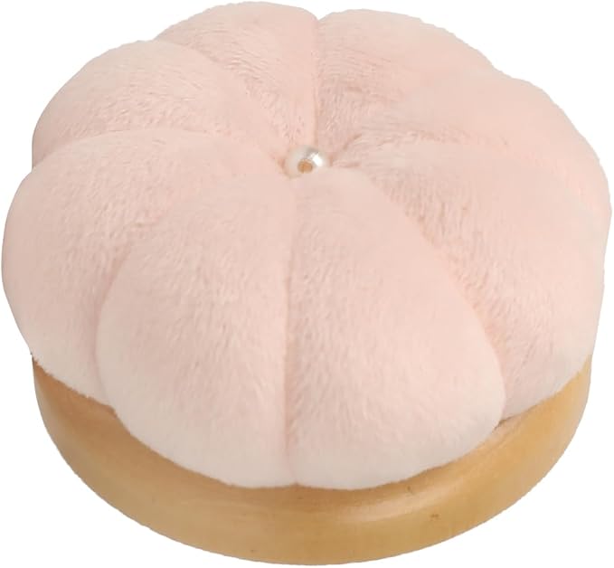 Hilltian Pin Cushion for Sewing, Wooden Base Sewing Pincushion by Hilltian