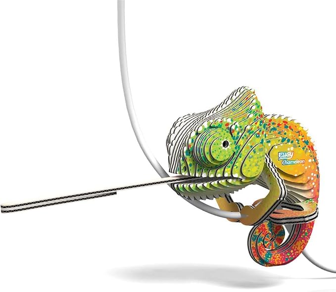 Eugy Chameleon 3D Puzzle, 31 Piece Eco-Friendly Educational Toy Puzzles - Image 4