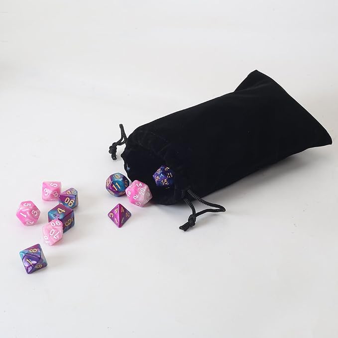 HRX Package 20pcs Velvet Drawstring Bags, 5x7 inches Velvet Pouches - Image 5