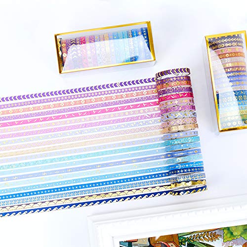 AEBORN Thin Purple Washi Tape - Image 6