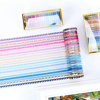 AEBORN Thin Purple Washi Tape - Image 6