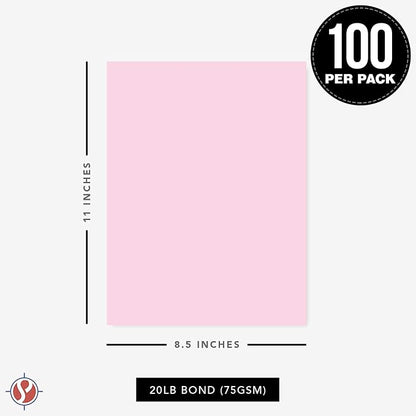 8.5 x 11" Ultra Pink Color Paper Smooth, - Image 6