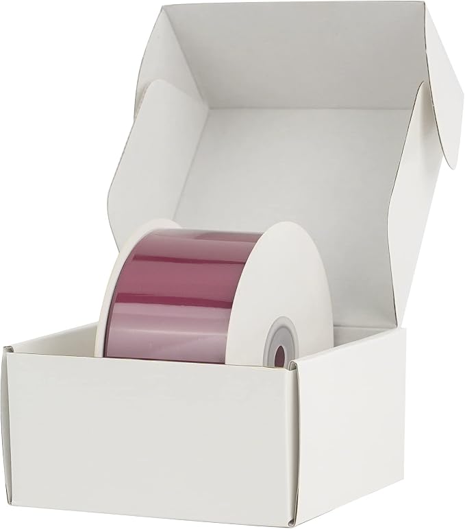 HUIHUANG Wine Red Ribbon 2 inch Wide Double Face Satin Ribbon Maroon Fabric - Image 6
