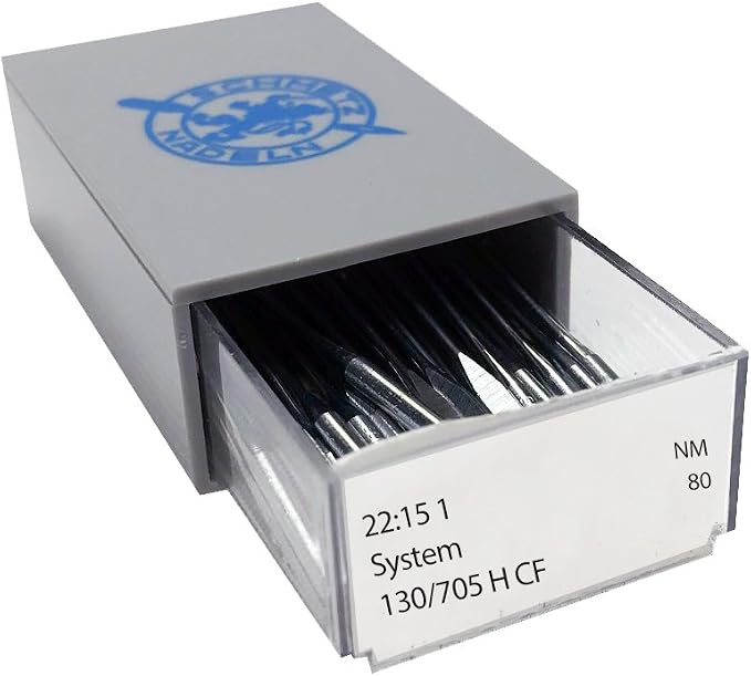 SCHMETZ Chrome Universal Household Sewing Machine Needles, Size 80/12 by SCHMETZNeedles