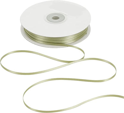 HUIHUANG Solid Color Satin Ribbon 1/8 inch x 100 Yards Roll Ribbon Double Faced by HUIHUANG