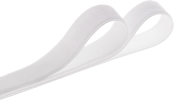 Vintage White Velvet Ribbon, 1 Inch X 25Yd - Image 2