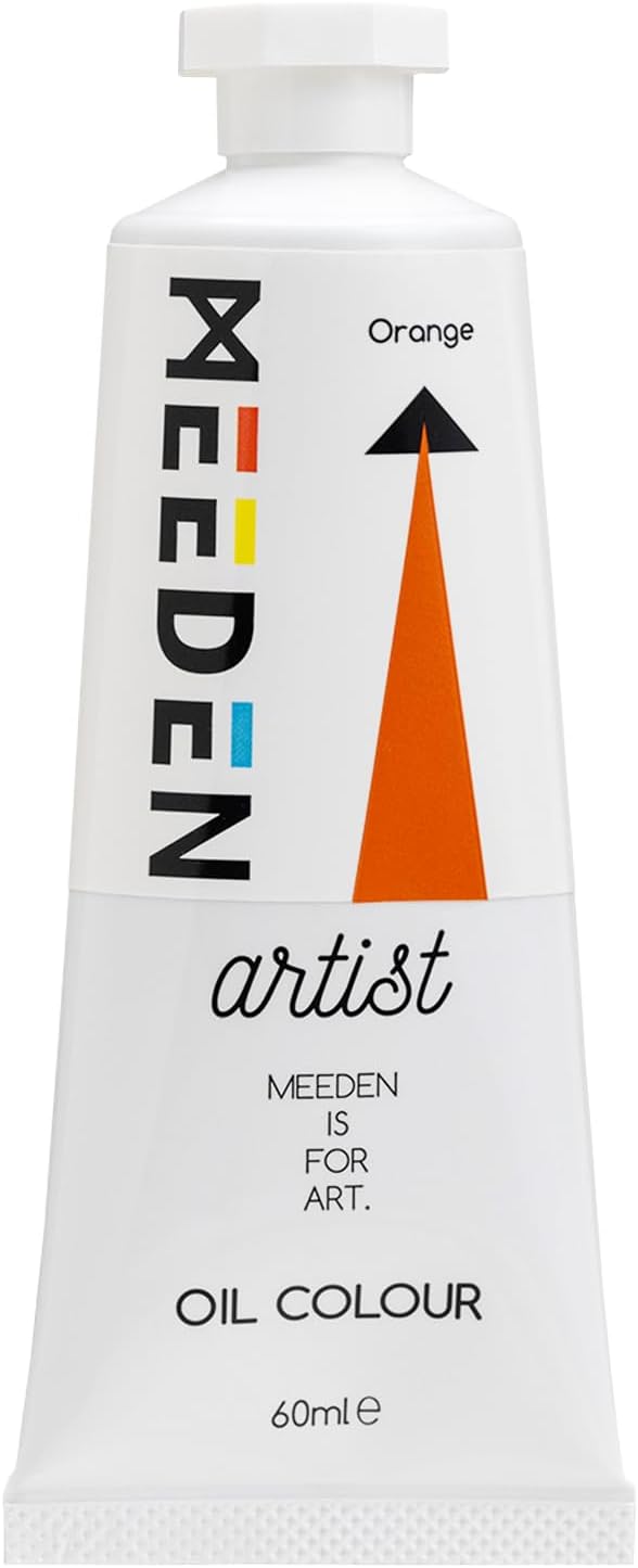 MEEDEN Artist Grade Oil Paint: Orange - 60ml/2oz Tube - Professional Art Paints by MEEDEN