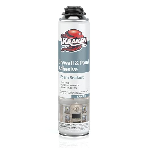 KRAKEN BOND Drywall & Panel Adhesive Foam by KRAKENBOND