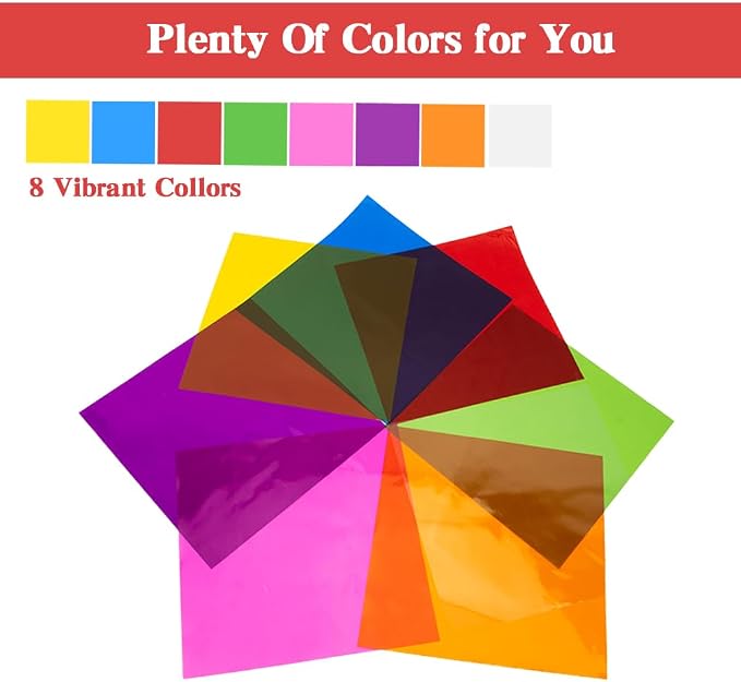 128 PCS Colored Cellophane Wrap Paper Treat Candy Small Gifts Wrapping Baskets - Image 3