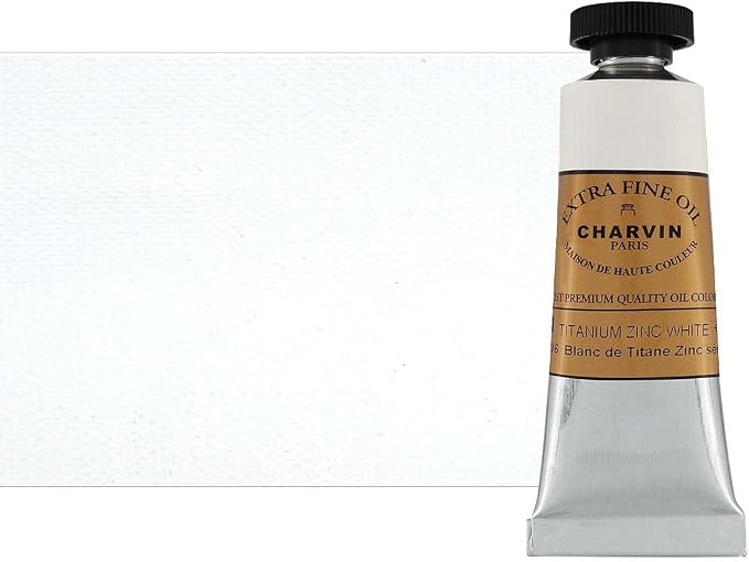 Charvin Extra Fine Oil Paint, Titanium Zinc White 20 ml by Unknown
