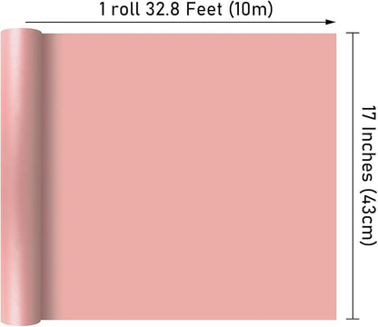 NESCCI Pink Matte Wrapping Paper, Solid Color Pearly-Lustre Paper, Gift - Image 2