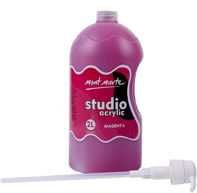 Mont Marte Discovery School Acrylic, 1/2 Gallon. Ideal by MontMarte