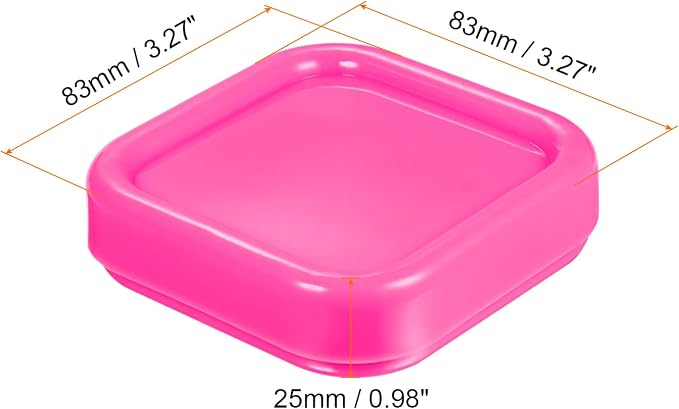 HARFINGTON Magnetic Pin Cushion Square Plastic Magnetic Sewing Pin Holder - Image 2
