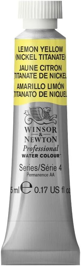 Winsor & Newton Professional Watercolor, 5ml Tube, Lemon Yellow Hue by WinsorNewton