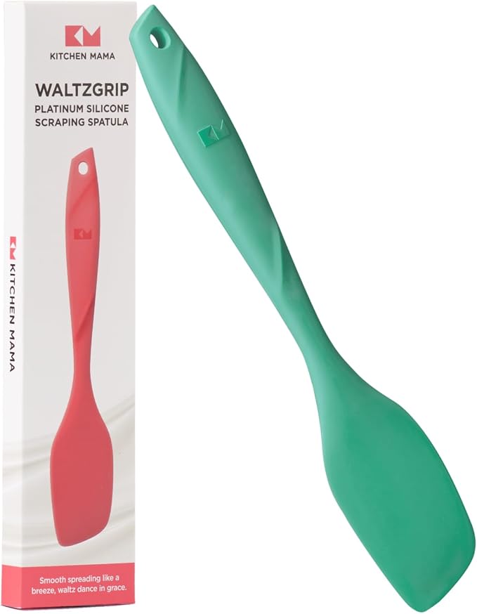 Kitchen Mama WaltzGrip Platinum Silicone Scraping Spatula: Heat Resistant by KitchenMama