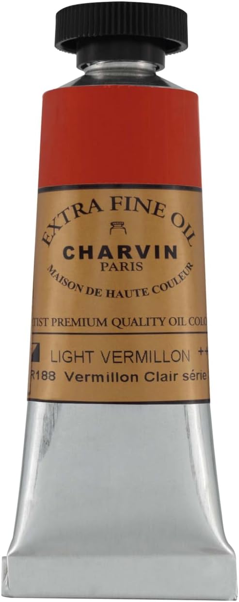Charvin Extra Fine Oil Paint, Vermilion Light 20 ml by Unknown