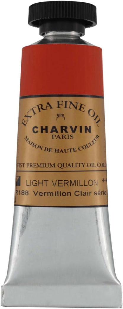 Charvin Extra Fine Oil Paint, Vermilion Light 20 ml by Unknown