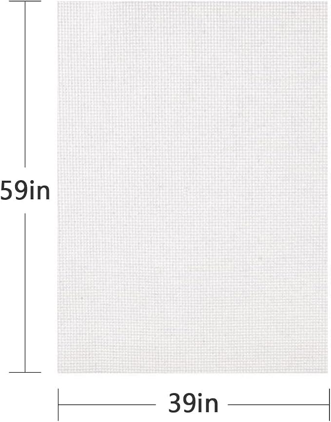 Cross Stitch Aida Fabric 18 Count, 59 by 39 Inch Large Size, Classic Reserve - Image 2