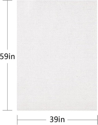 Cross Stitch Aida Fabric 18 Count, 59 by 39 Inch Large Size, Classic Reserve - Image 2