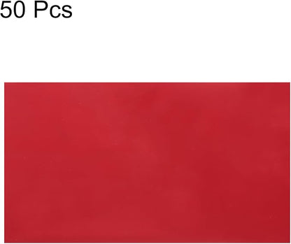 MECCANIXITY 50 Sheets Heat Reactive Foil, 20x29cm Red Foil Transfer Sheets - Image 3