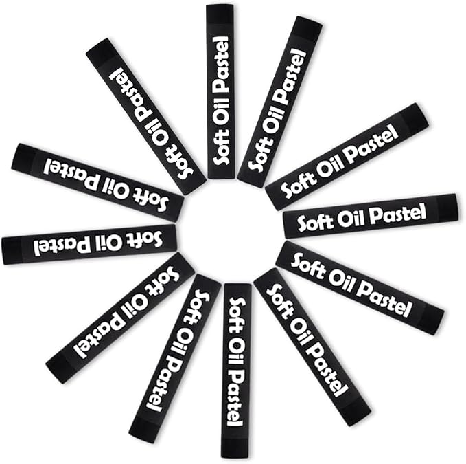 Mifuner Soft Oil Pastels Set, Single Colors Heavy Oil Pastels Vibrant and Creamy - Image 7