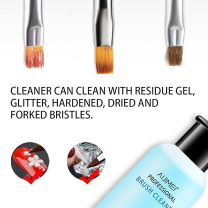 AIJIMEI Acrylic Nail Brush Cleaner Acrylic Brush Cleaners Liquid Acrylic Paint - Image 4